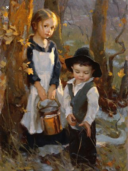 Michael Malm картины дети