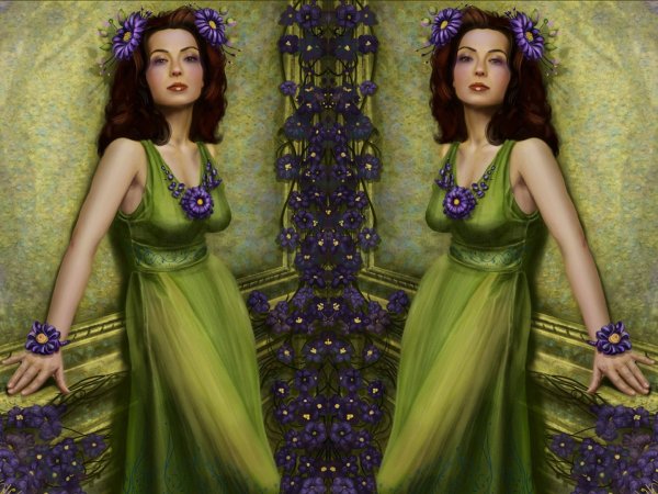 Камиль коро молодая девушка в зеленом 1859