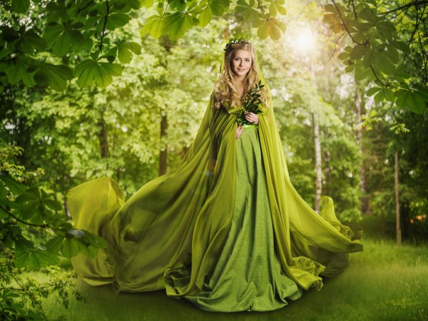 Платье феи природы
