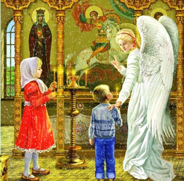 Картины Натальи Климовой небесные заступники