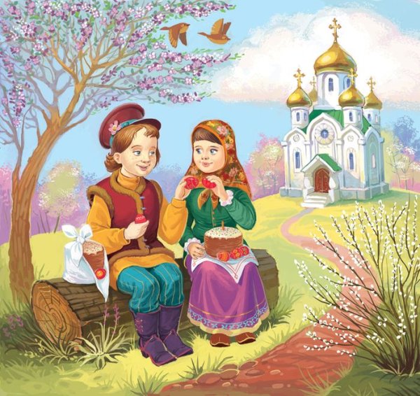 Рисунок на Пасху