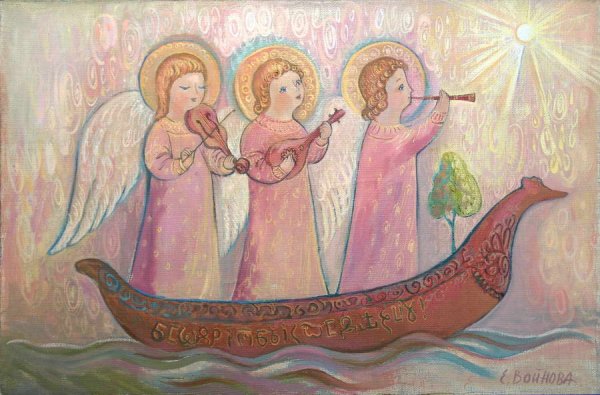 Елена Войнова ангелы картины