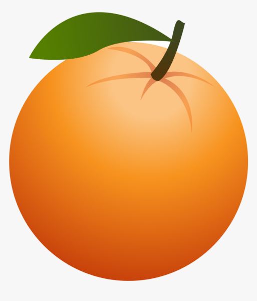 Апельсин рисунок для детей