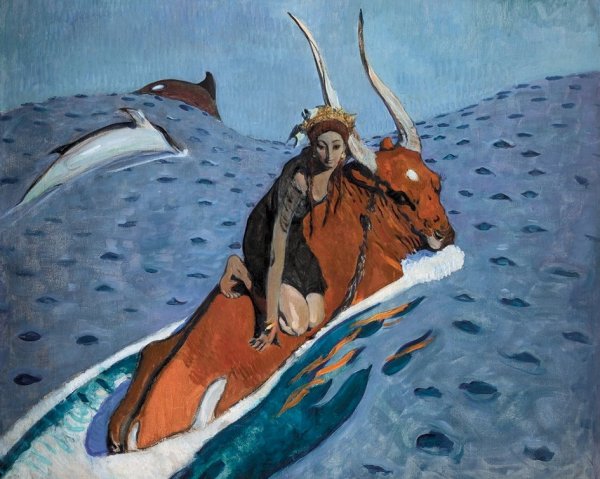 Валентин Серов похищение Европы 1910