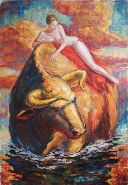 Художник Воронков похищение Европы