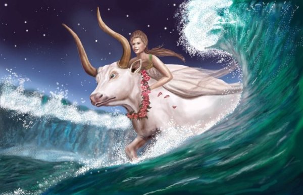 Недзвецкая Александра - похищение Европы художник