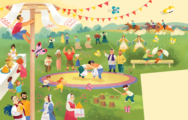 Сабантуй рисунки детей