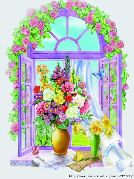 Сказочные окошки для домика