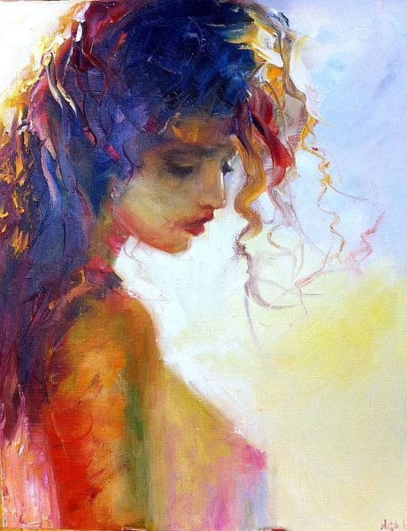 Живопись маслом девушки
