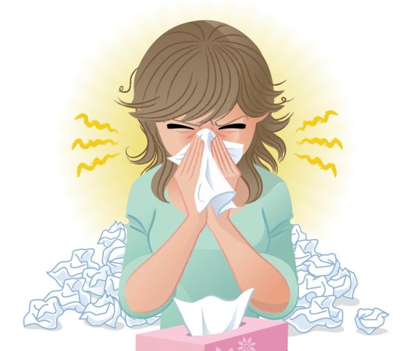 Насморк мультяшный