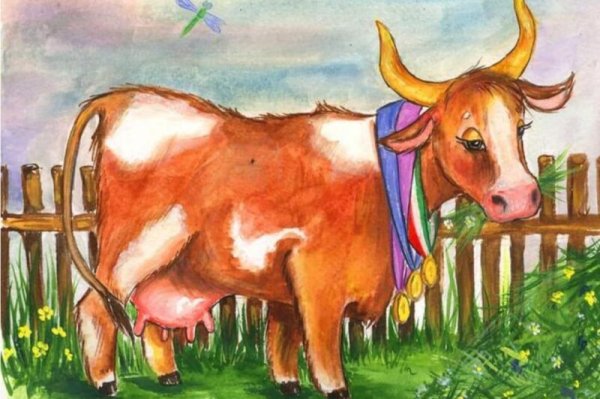 Константин Ушинский — коровка