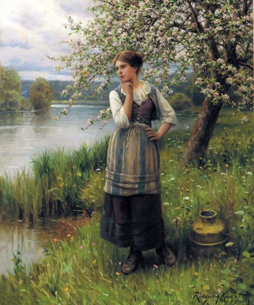 Художник Daniel Ridgway Knight (1839-1924)