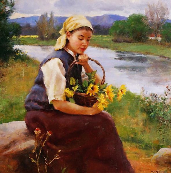 Художник Грегори Франк Харрис