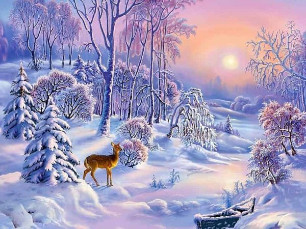 Виктор Цыганов зимние пейзажи