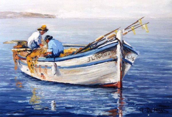 Моряк в лодке