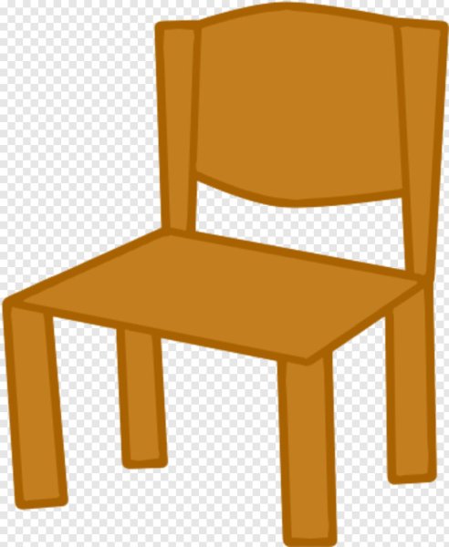 Стул на прозрачном фоне
