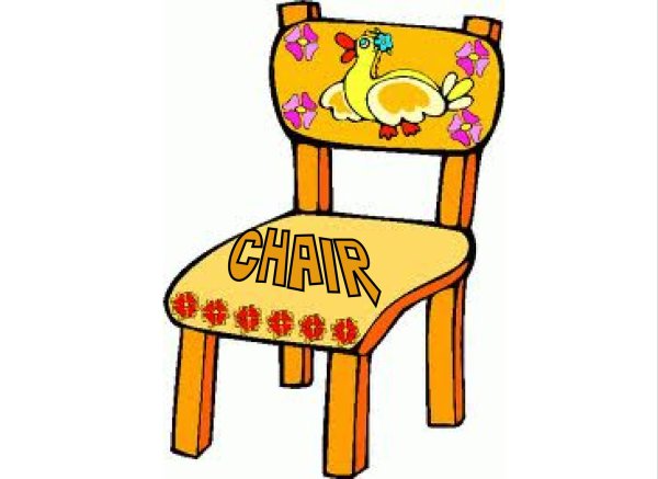 Стул детский рисунок