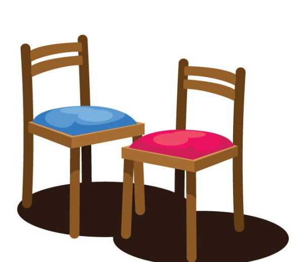 Большой и маленький стул