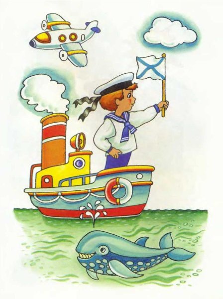 Кораблик рисунок