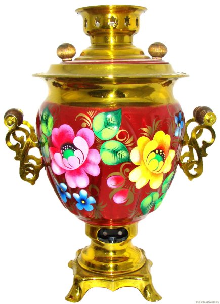 Самовар роспись Городец