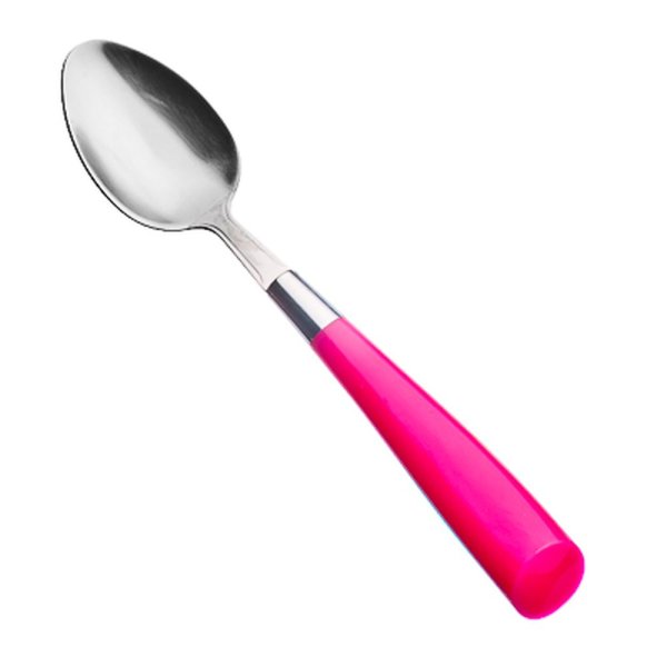 Чайная ложка с пластиковой ручкой