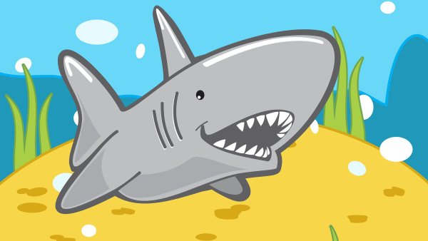 Веселая акула