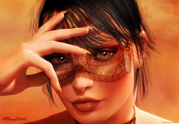 Портрет в маске