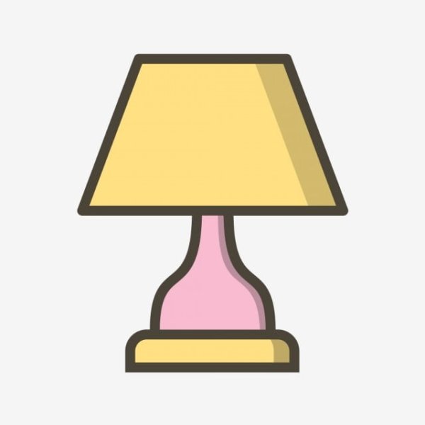 Настольная лампа вектор