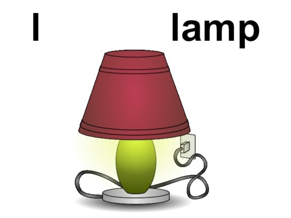 Карточки на английском лампа