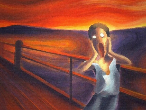 Эдвард Мунк крик