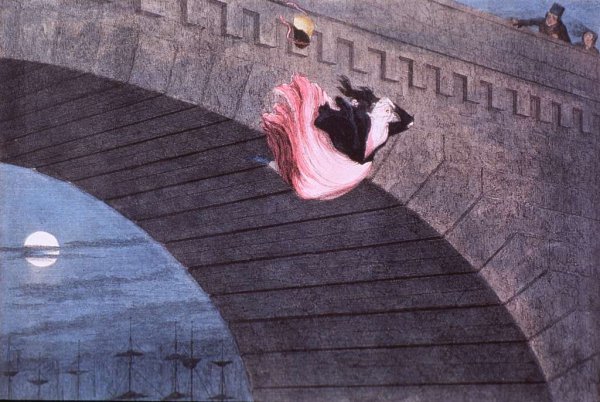 Девушка прыгает с Мота