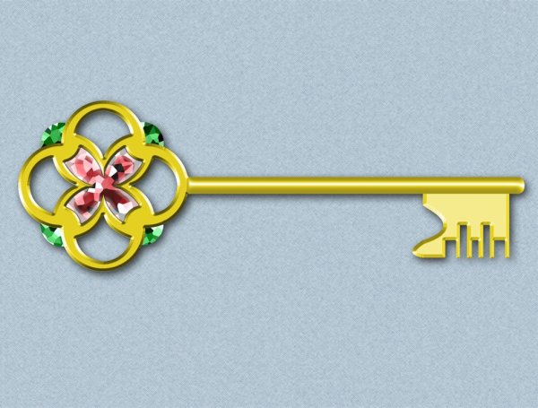 Ключ декоративный