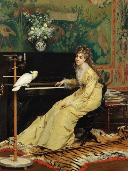Gustave Leonard de Jonghe (1829-1893) Густав Йонге (de Jonghe, 18281893) бельгийский живописец