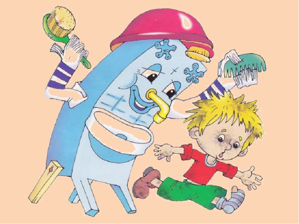 Иллюстрации к произведениям Чуковского для детей Мойдодыр