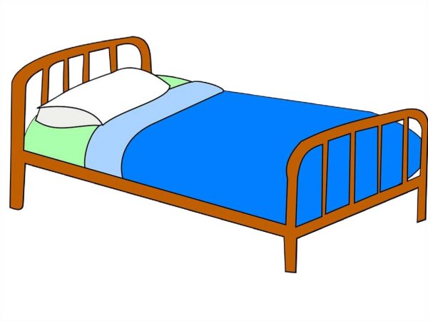 Кровать рисунок