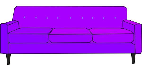 Диван мультяшный