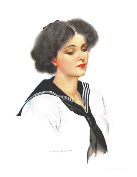 Женщина Капитан рисунок