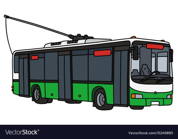 Мультяшные троллейбусы