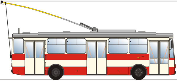 Троллейбус МТБ-82д чертеж
