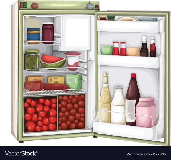 Нарисовать холодильник