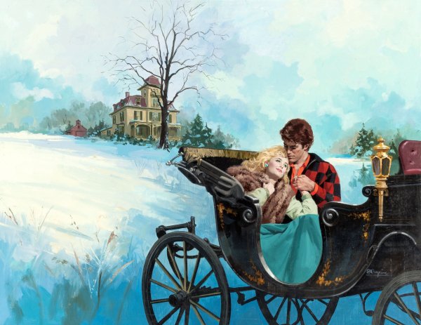 Девушка в карете