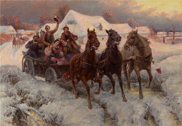 Саврасов зимняя тройка