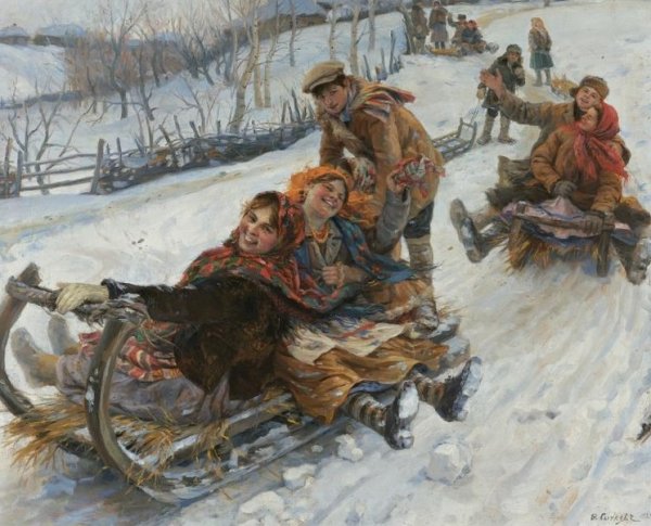 Федот Сычков. "Тройка". 1906.