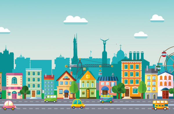 Дети в городе