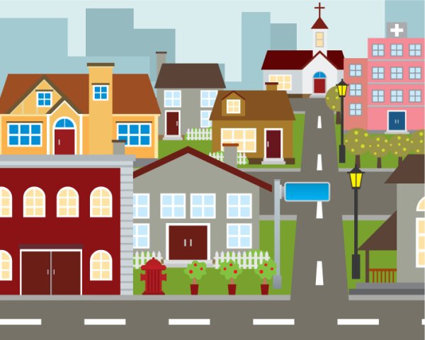 Город для дошкольников