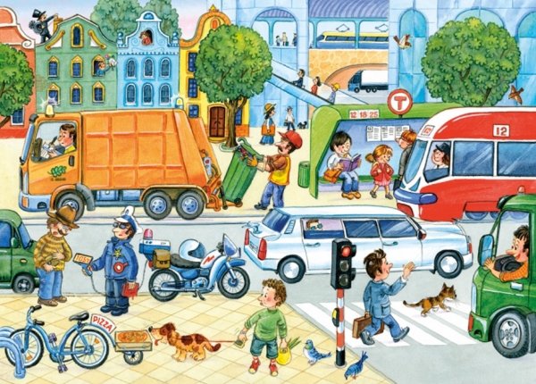 Мультяшный город