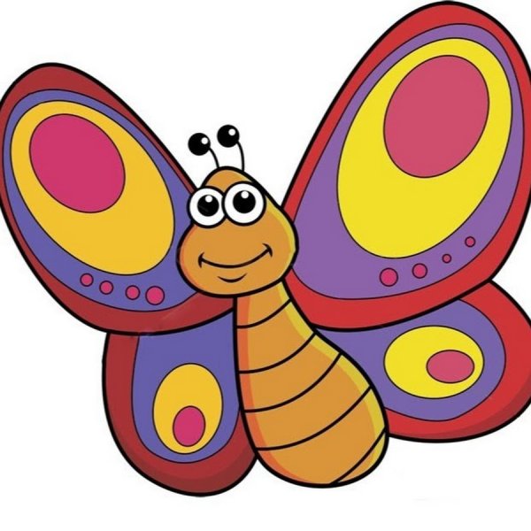 Бабочки мультяшные