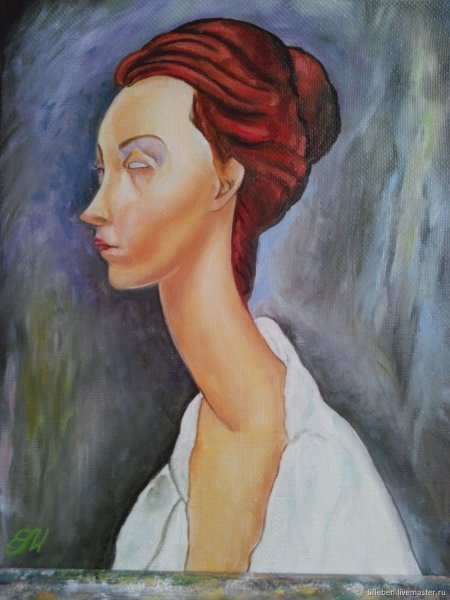 Амедео Модильяни портрет Лунии Чеховской