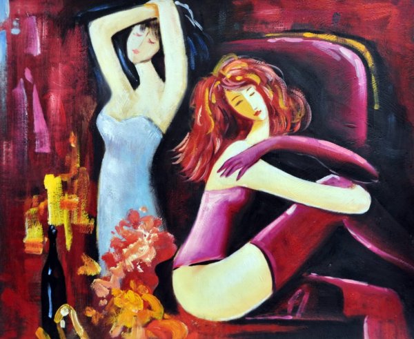 Популярные картины с девушками