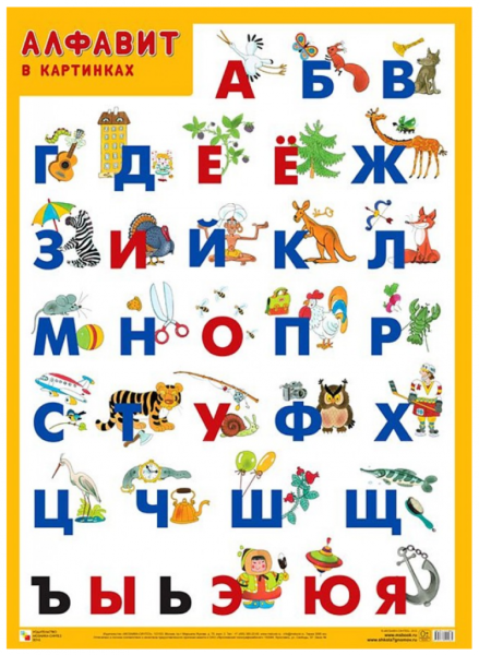 Алфавит в картинках